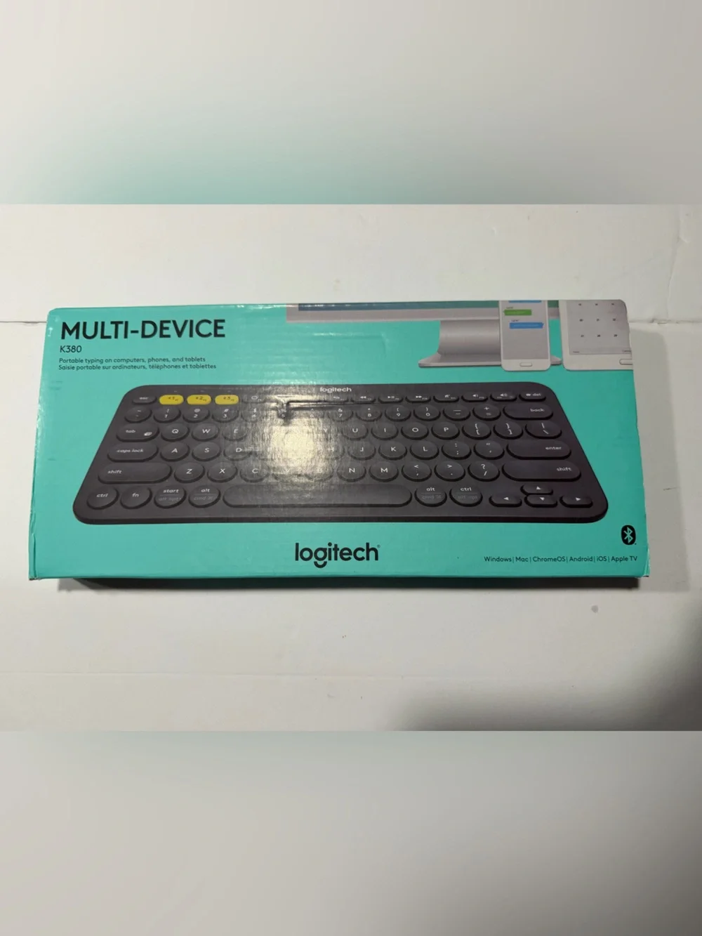 Logitech K380 Multi-Device Compact Wireless Keyboard — Black